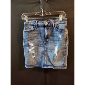 Vintage Y2K Guess Jean Mini Skirt, Size Small